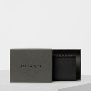 AllSaints Kita Small Japanese Pebbled Leather Wallet